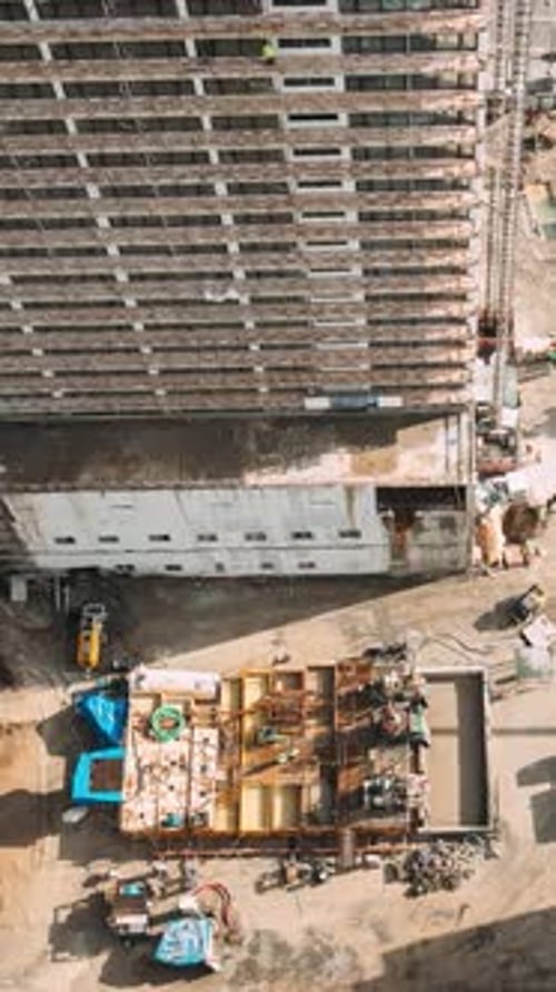 Construction Cranes and Excavators Machinery