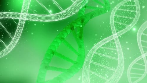 Dna And Science Medical Healty Background 4k Loop