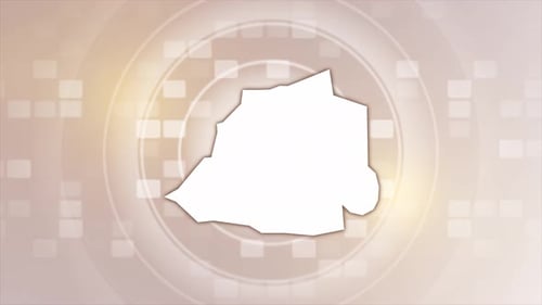 Modern Geometric Map Outline Reveal Animation