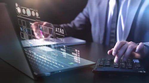 Data Analysis And Virtual Projection Of Animated Infographics HD