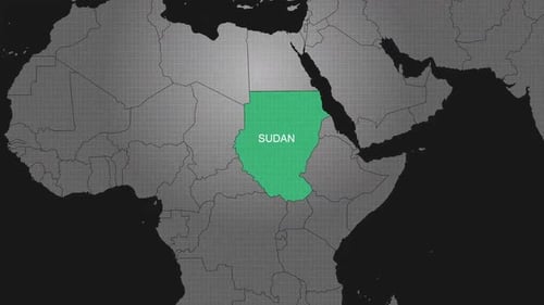 Animated Global Map Zoom to Country Highlight and Pinpoint