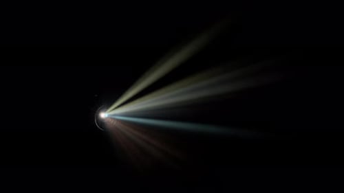Light Projections Amidst The Darkness
