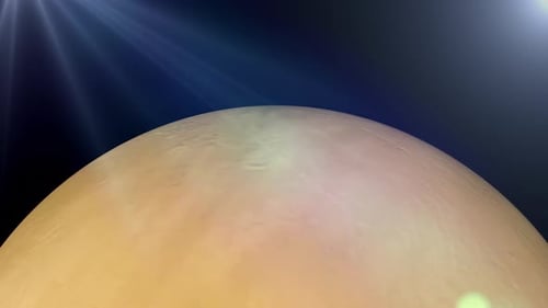 Dynamic Planet Surface Scan with Cosmic Light Rays