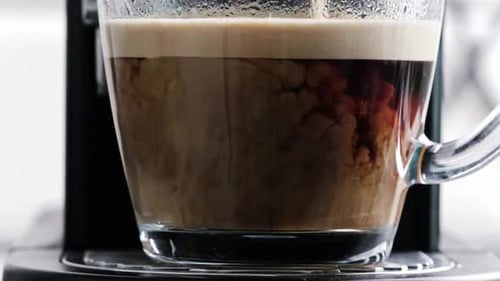 Fresh Cappuccino Praparation for Morning Breakfast
