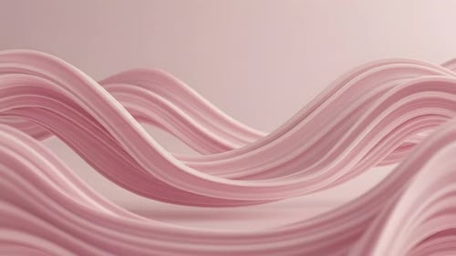 Fluid Abstract Pink Waves Seamless Loop Motion Background