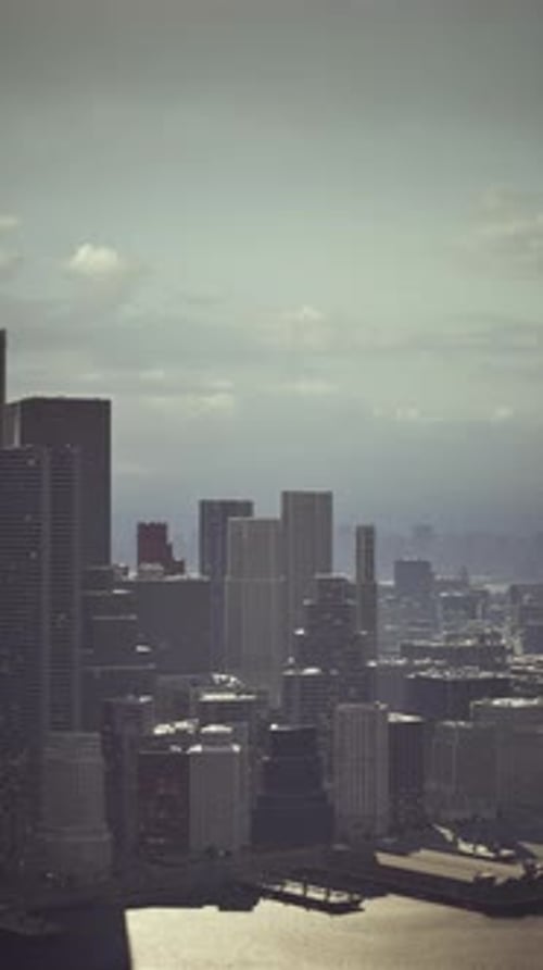 Urban Vista From Highrise