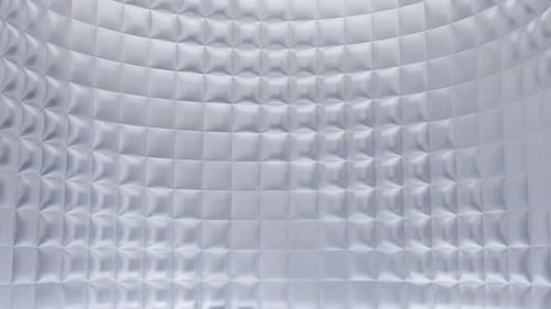 Abstract Soft Geometric Squares Inflating Background Animation Loop