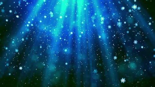 Christmas Winter Snow Heavenly Rays Background 7
