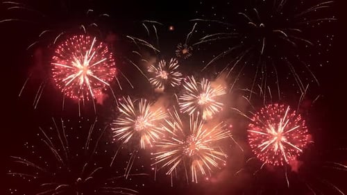 Vibrant Fireworks Display for Celebratory Events Background
