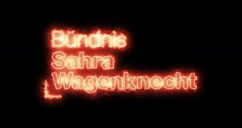 Fiery Neon Glow Text Reveal Animation