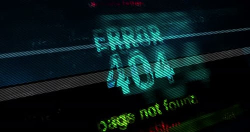 Fehler 404 Seite nicht gefunden Symbol abstraktes Konzept