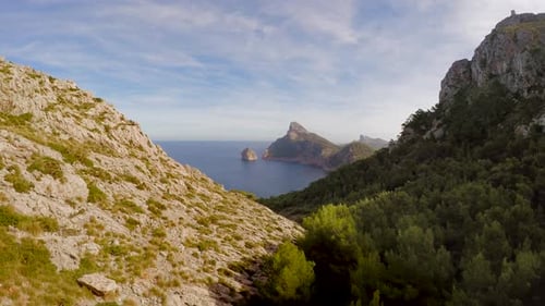 Mediterranean Coastal Seascape Sea Nature Vacation Holiday Destination