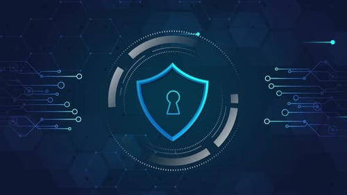 information security, data protection, antivirus, antivirus computer shield 4k animation