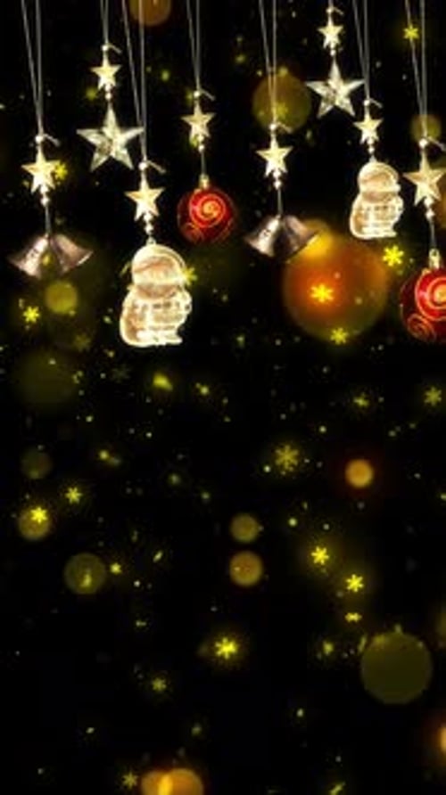 Fond de Noël 33 - Vidéo verticale