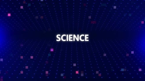 Futuristic Digital Grid Text Reveal Animation