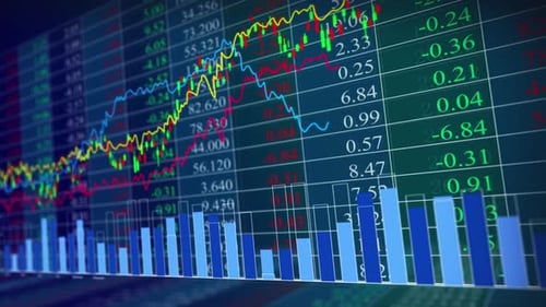 Background Of Stock Market Trend Chart