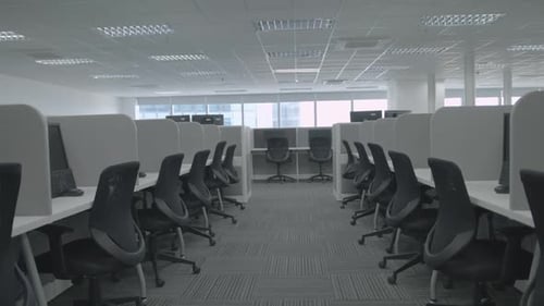 Fresh And Modern Corporate Office Space - Walkway