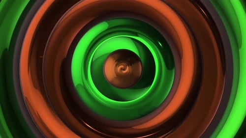 Hypnotic Swirling Circles Abstract Geometric Background Loop