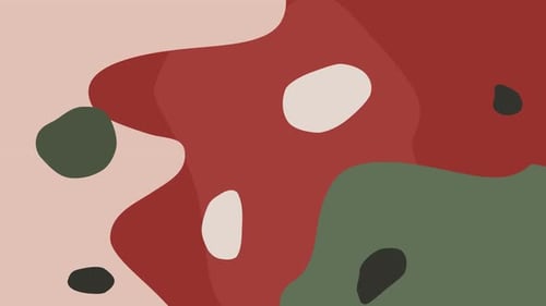 Abstract Colorful Doodle Animated Background