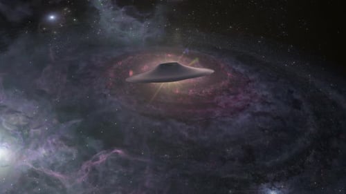 UFO in Galaxy