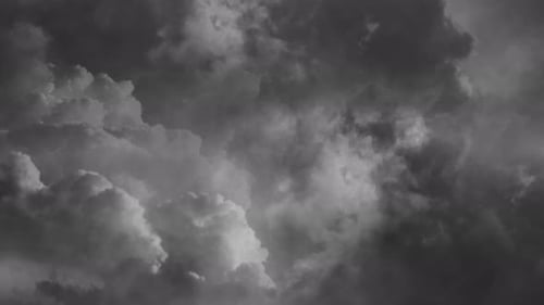 Ominous Dark Storm Clouds Time Lapse