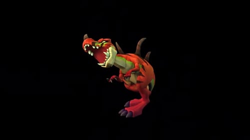 Dinosaur Toon Character Animation