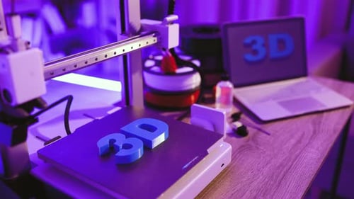 3D-Drucker, der Objekte erstellt