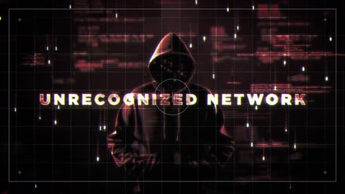 Digital Glitch Hacker Text Reveal Intro