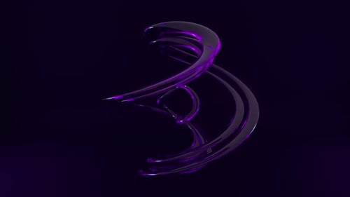 Looped Background Glass Object