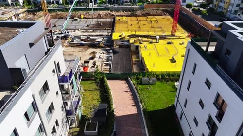 Construction site reveal