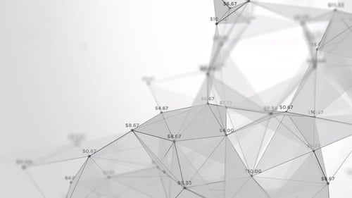 Ein kompliziertes Netzwerk digitaler Knoten und Verbindungen veranschaulicht die komplexe Welt der Datenanalyse