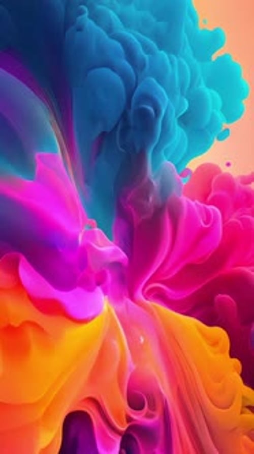 Fondo de pintura de colores en espiral