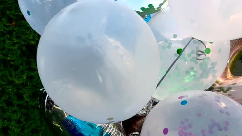 Festive Helium Balloons For Celebration
