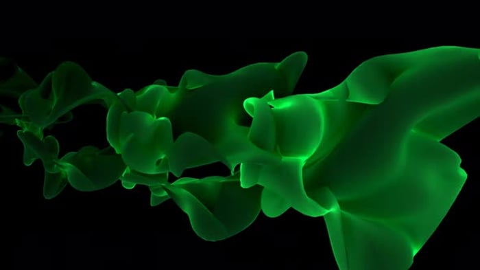 Abstract Green Color Fluid Motion Animated, Backgrounds Motion Graphics ...