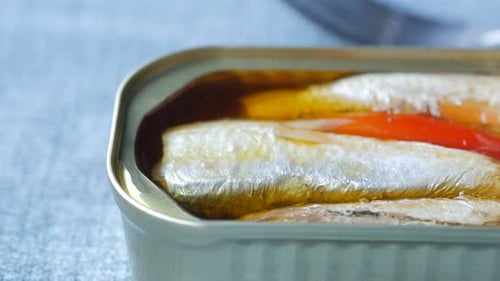 Delicious Sardines Packed in Oil with Chili Pepper