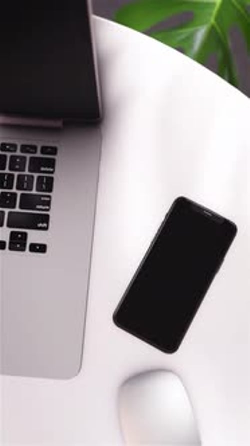 Minimalistic Zen Office Laptop Shot 5
