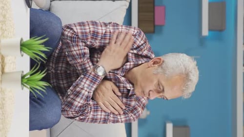 Vertical video of Lonely And Sad Man.