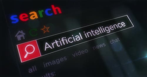 Saisie de texte par intelligence artificielle sur l'écran du navigateur
