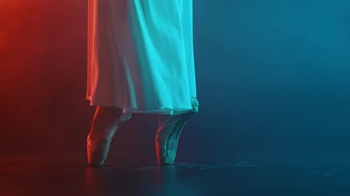 Elegant Ballet Dancer Performing on Stage