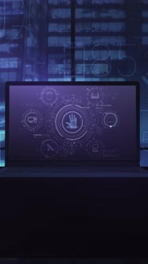 Futuristic HUD Technology Interface Animation