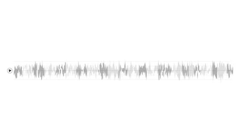 Animation of an Audio Spectrum Consisting of Pointed Bars