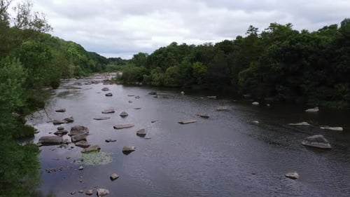 Aerial View Big Stones River