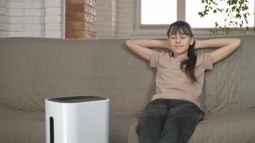 Maison intelligente avec humidificateur