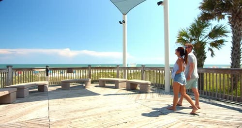 Cute Couple at Myrtle Beach,