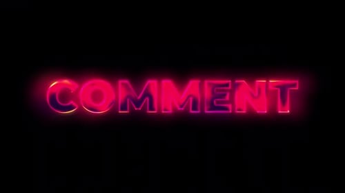 Dynamic Neon Glow Text Effect Variations
