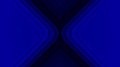 Abstract Blue Geometric Tunnel Loop Background