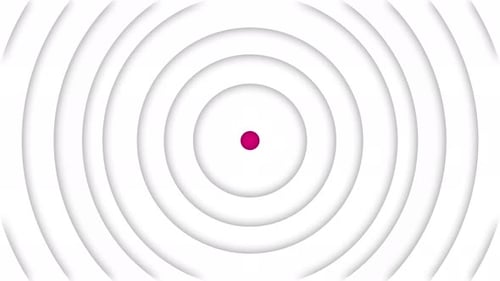 Modern Expanding Concentric Circles Background