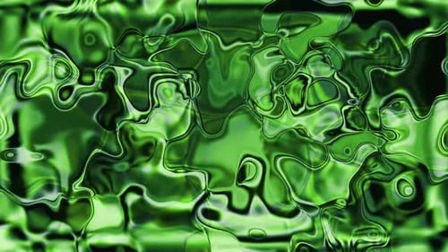 Grüner glänzender abstrakter flüssiger Wellenhintergrund