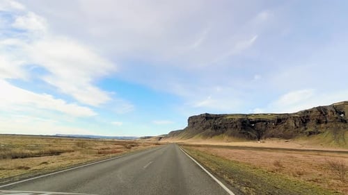 Timelapse Driver Pov Drive On Ring Road In Iceland