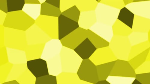 Zellmuster-Animation mit gelbem Farbverlauf